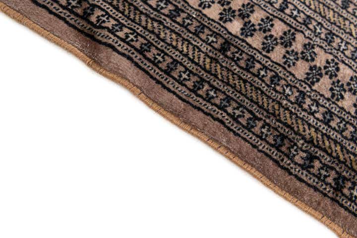 4' 3 x 6' 2 Hand Knotted Bokhara Oriental Wool Rug