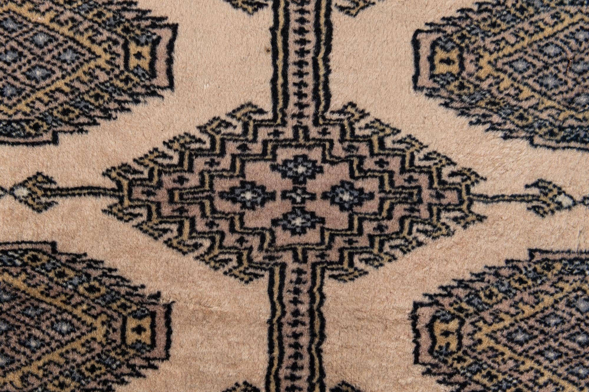 4' 3 x 6' 2 Hand Knotted Bokhara Oriental Wool Rug