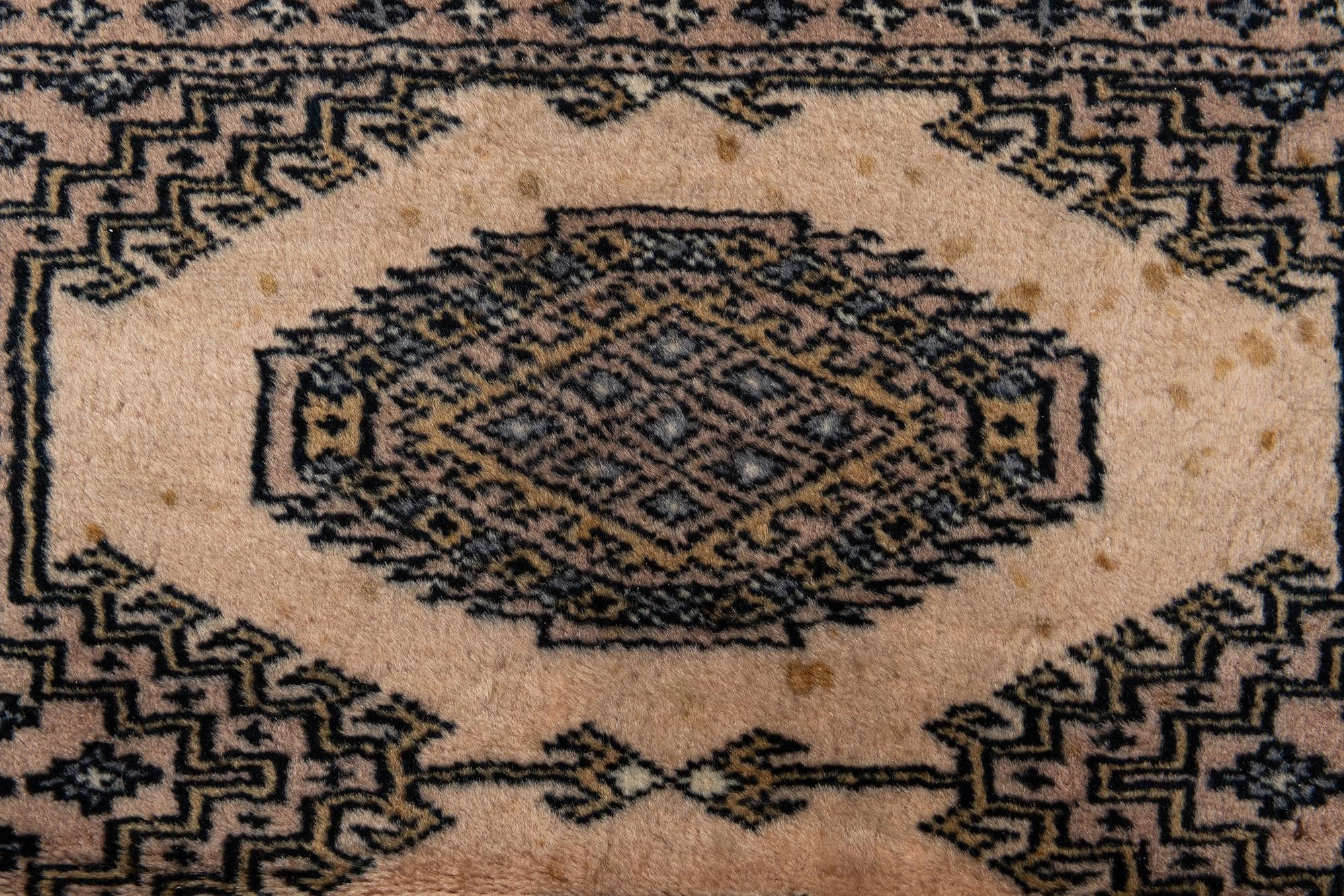 4' 3 x 6' 2 Hand Knotted Bokhara Oriental Wool Rug