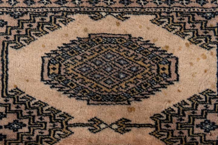 4' 3 x 6' 2 Hand Knotted Bokhara Oriental Wool Rug