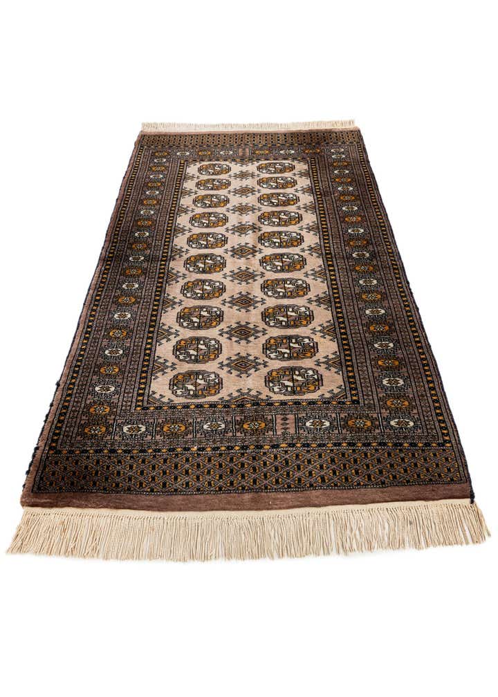 3' 1 x 5' 7 Hand Knotted Bokhara Wool Rug