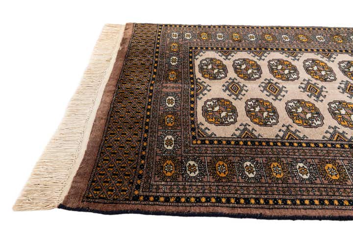 3' 1 x 5' 7 Hand Knotted Bokhara Wool Rug