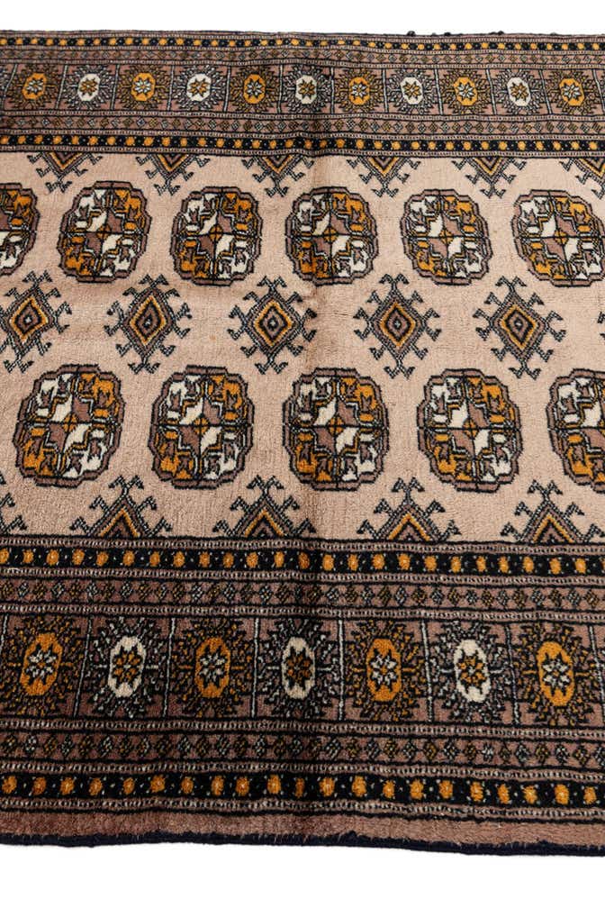 3' 1 x 5' 7 Hand Knotted Bokhara Wool Rug