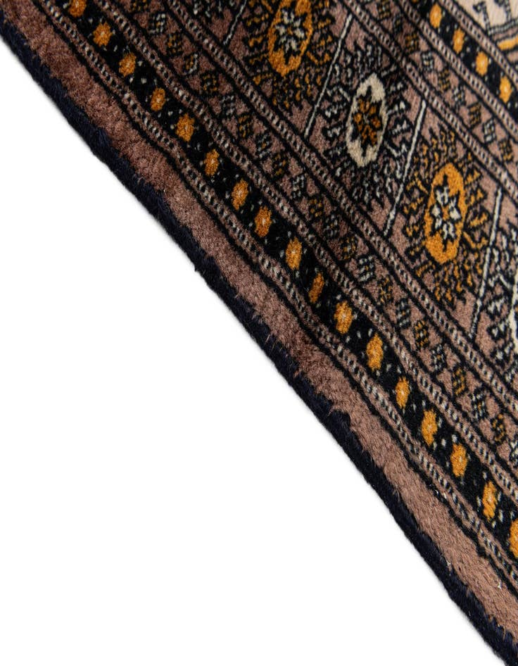 Detail image of 3' 1 x 5' 7 Hand Knotted Bokhara Wool Rug