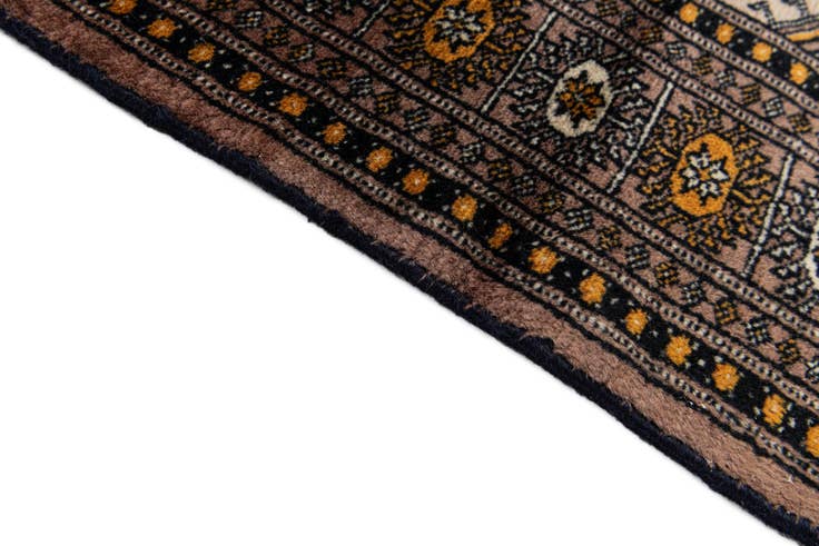 Detail image of 3' 1 x 5' 7 Hand Knotted Bokhara Wool Rug