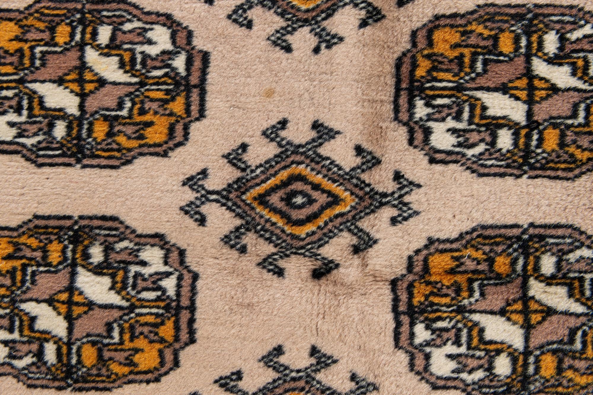 3' 1 x 5' 7 Hand Knotted Bokhara Wool Rug