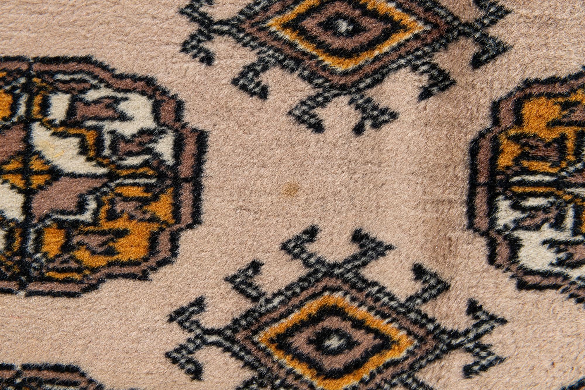 3' 1 x 5' 7 Hand Knotted Bokhara Wool Rug