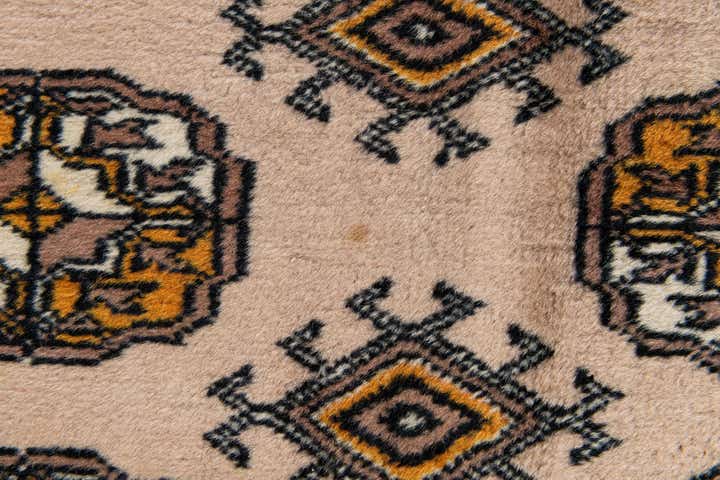 3' 1 x 5' 7 Hand Knotted Bokhara Wool Rug