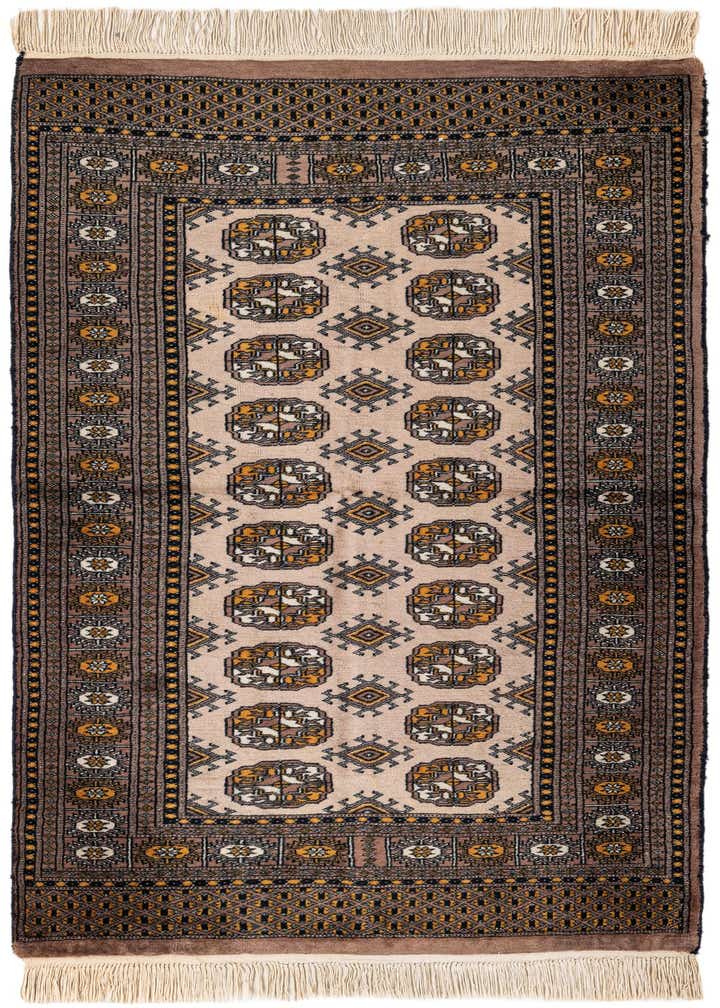 3' 1 x 5' 7 Hand Knotted Bokhara Wool Rug