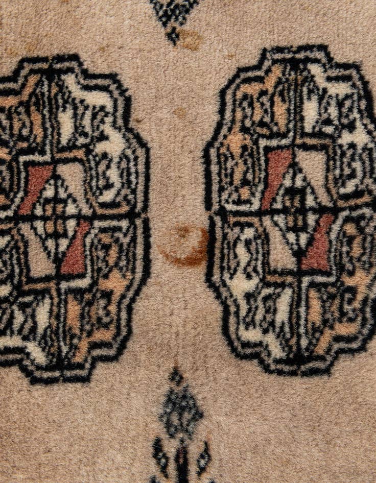 Detail image of 5' 8 x 8' 3 Hand Knotted Bokhara Oriental Wool Rug