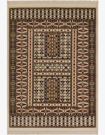 Beige Bokhara Rug