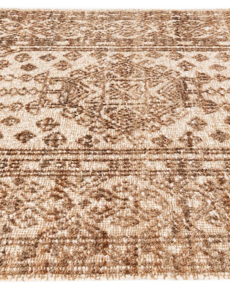 Detail image of 5' 1 x 8' 3  Hand Knotted Braided Jute Rug