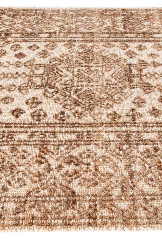 5' 1 x 8' 3 Hand Knotted Braided Jute Rug
