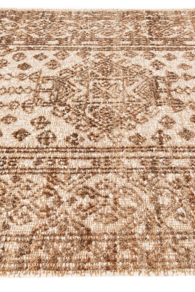 Detail image of 5' 1 x 8' 3 Hand Knotted Braided Jute Rug