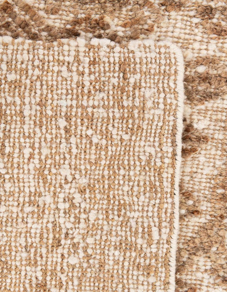 Detail image of 5' 1 x 8' 3  Hand Knotted Braided Jute Rug