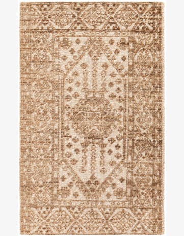 5' 1 x 8' 3 Hand Knotted Braided Jute Rug