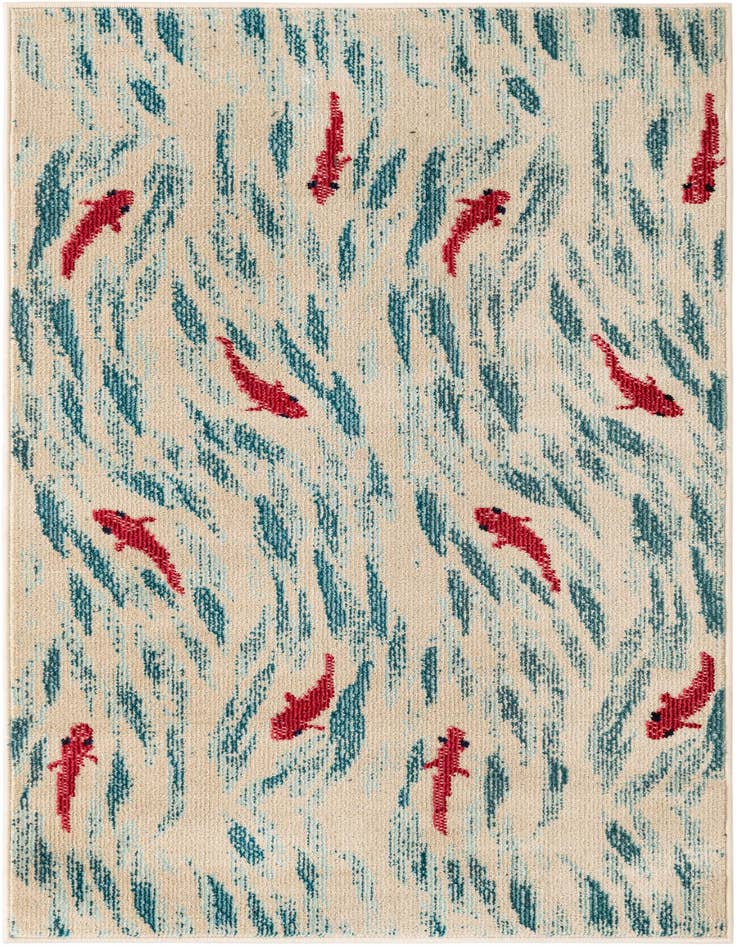 Detail image of 3' 3 x 5' 3 Washable Capri Rug