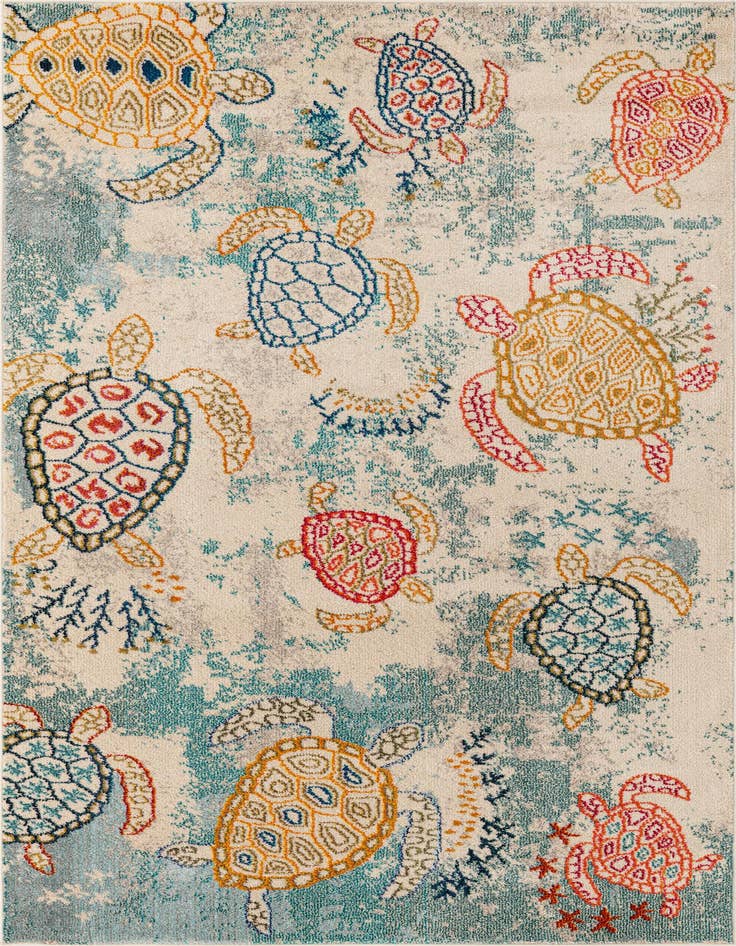 Detail image of 5' x 8' Washable Capri Rug