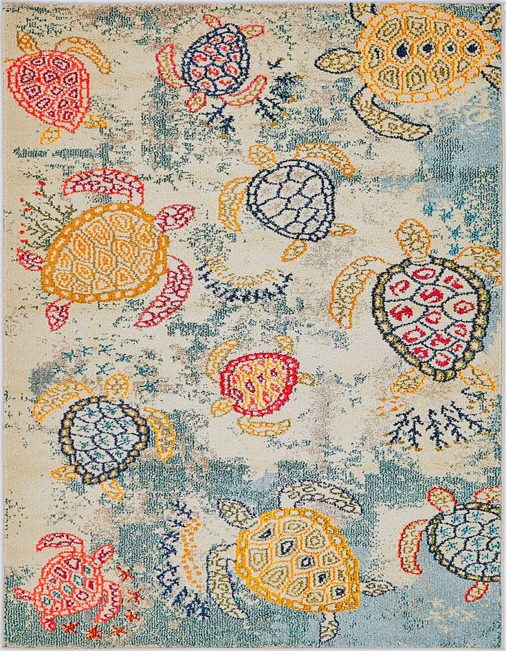 Detail image of 4' x 6' Washable Capri Rug