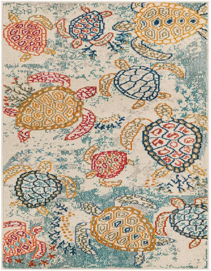 Detail image of 3' 3 x 5' 3 Washable Capri Rug