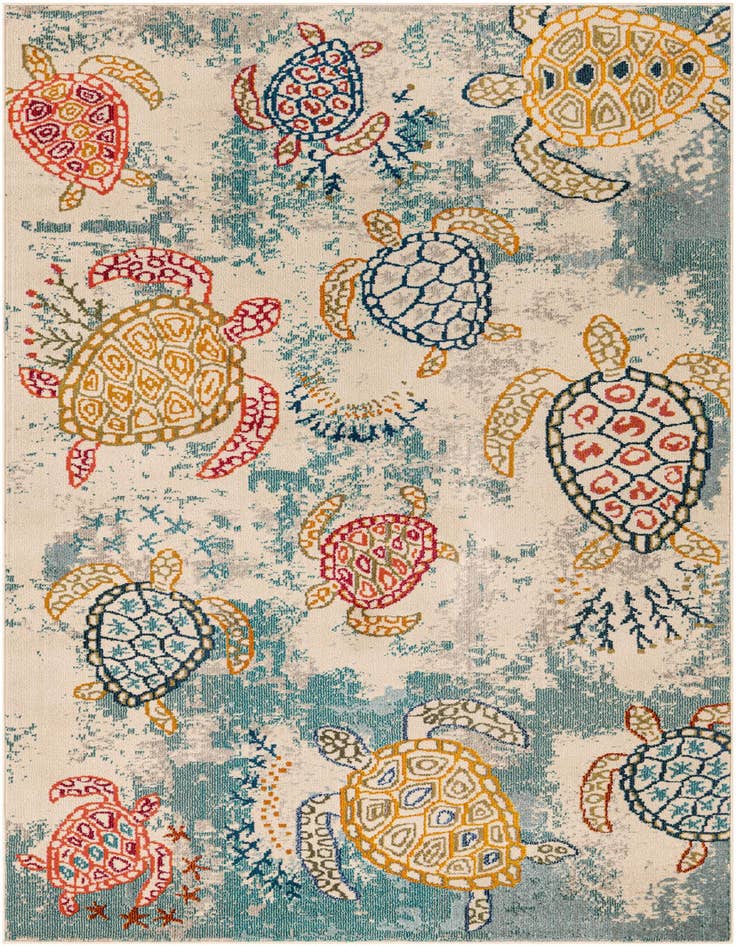 Detail image of 6' x 9' Washable Capri Rug