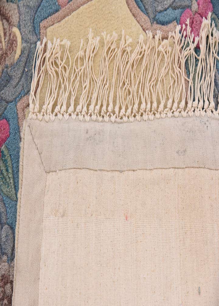 2' 4 x 4' 7 Carved Pekin Wool Rug