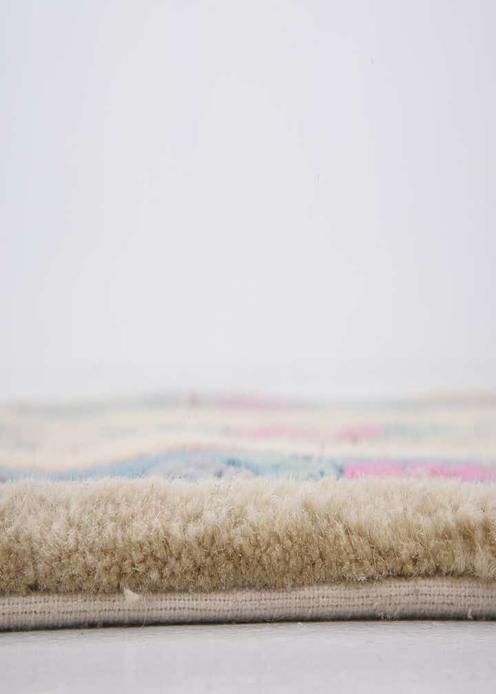 2' 4 x 4' 7 Carved Pekin Wool Rug