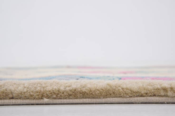 Detail image of 2' 4 x 4' 7 Carved Pekin Wool Rug