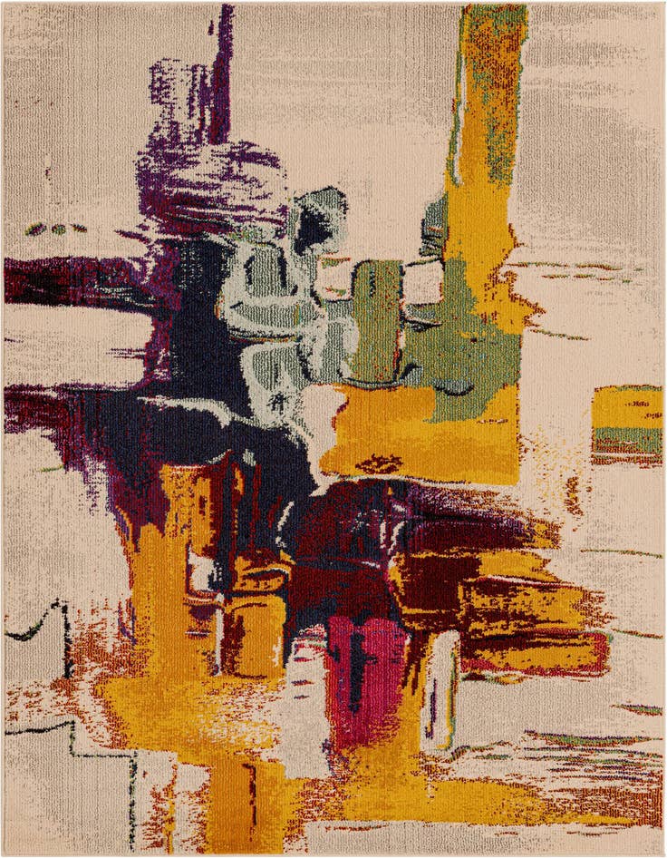 Detail image of 5' x 8' Washable Casablanca Rug