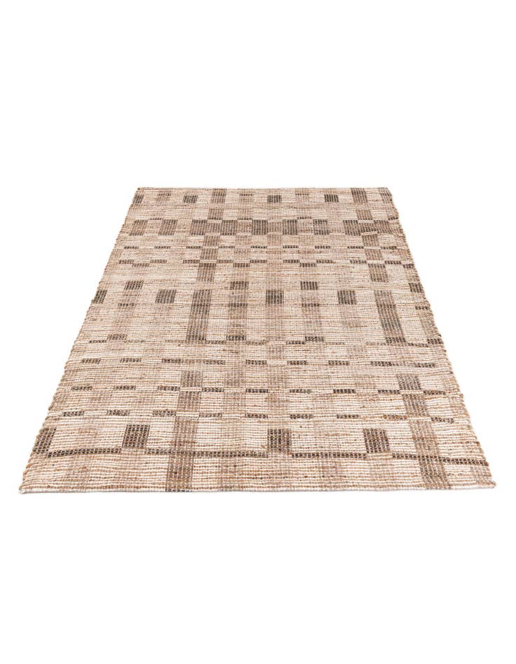 Detail image of 4' 1 x 6' Chenille Jute Rug