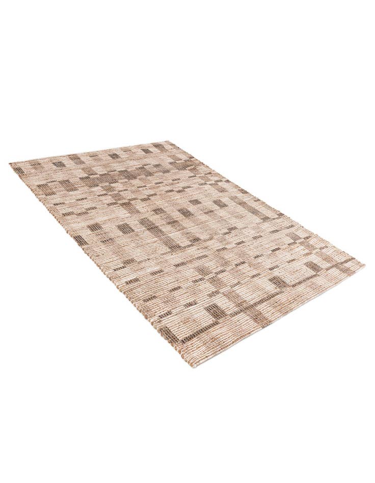 Detail image of 4' 1 x 6' Chenille Jute Rug