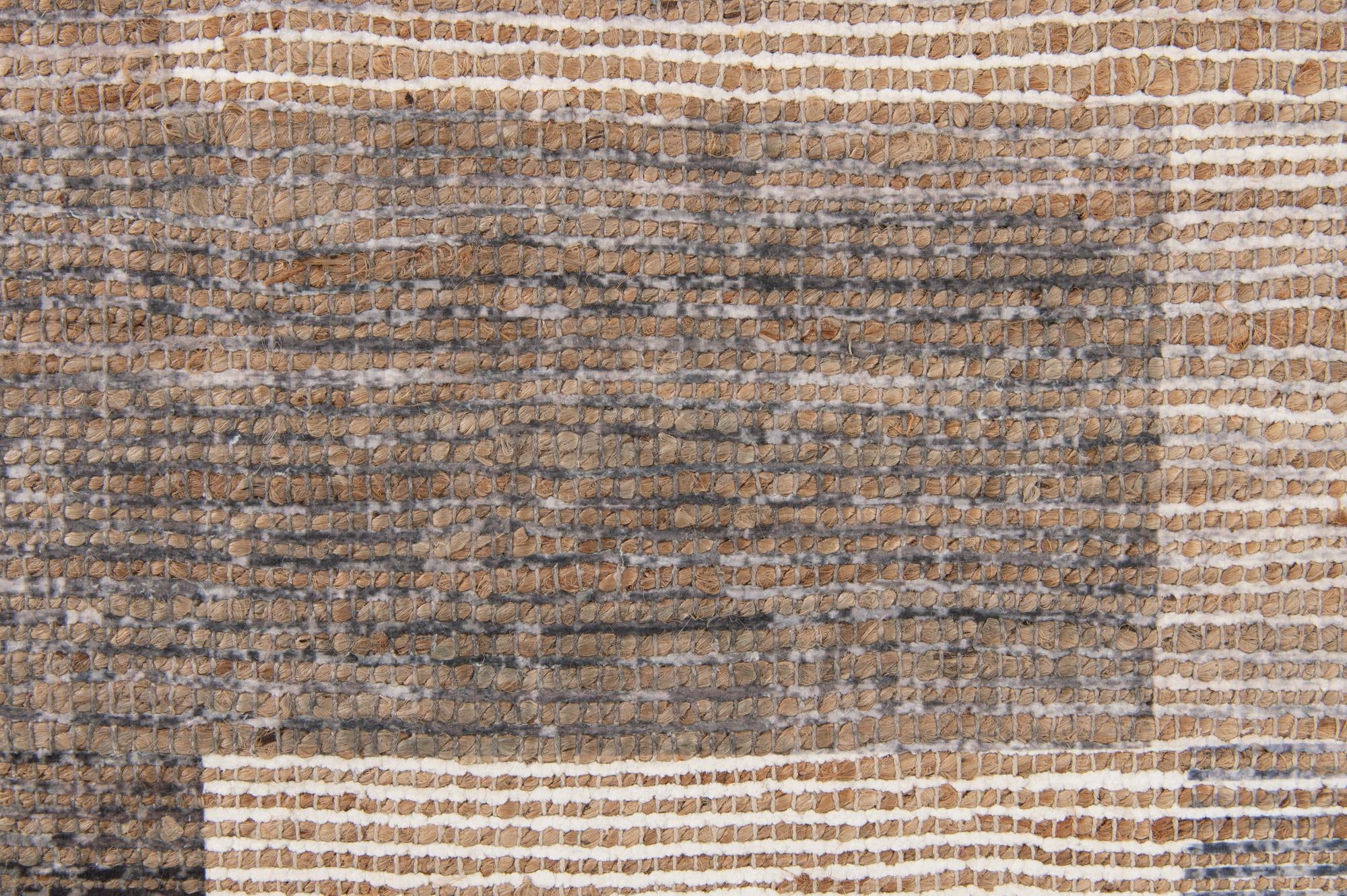 4' 1 x 6' Chenille Jute Rug