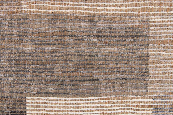Detail image of 4' 1 x 6' Chenille Jute Rug