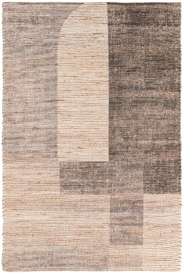 Detail image of 4' 1 x 6' Chenille Jute Rug