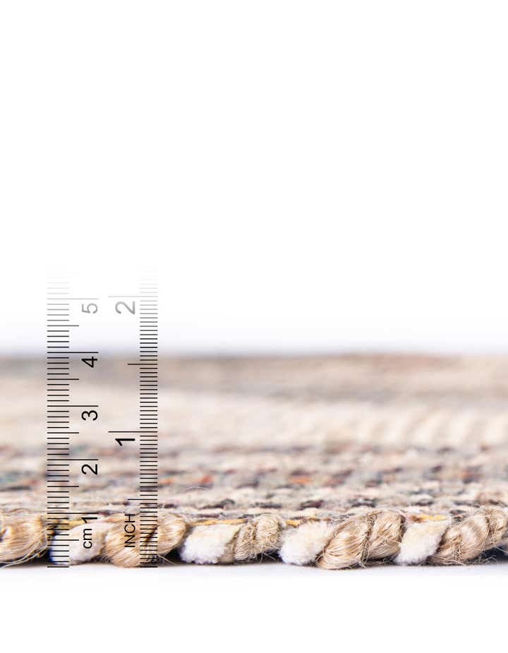 5' 1 x 8' Chenille Jute Rug