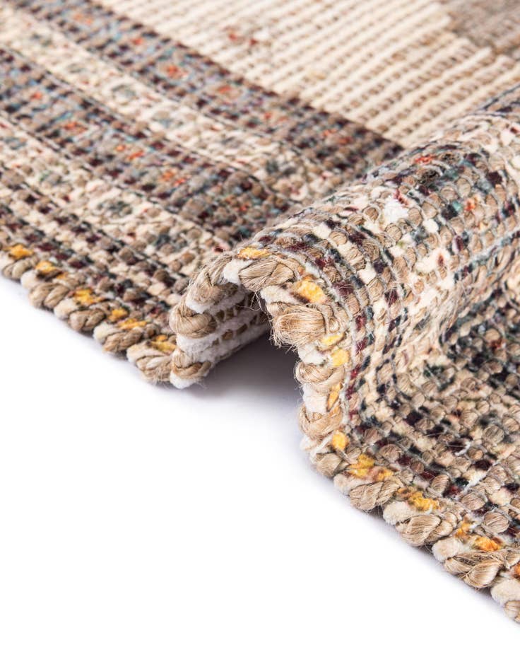 Detail image of 5' 1 x 8' Chenille Jute Rug