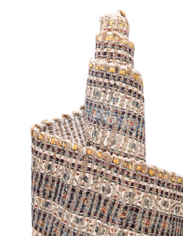 Detail image of 5' 1 x 8' Chenille Jute Rug