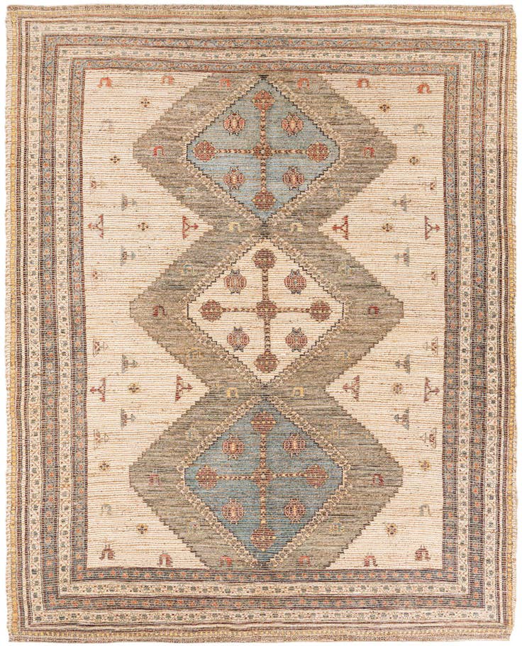 Detail image of 7' 10 x 10' Chenille Jute Rug