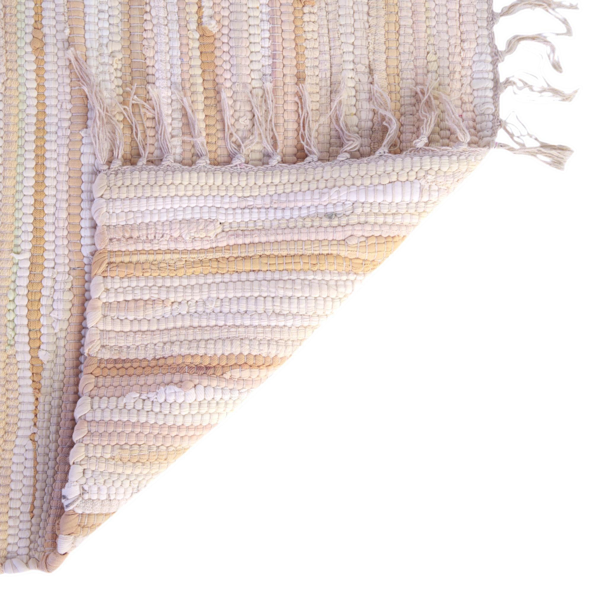 4' x 6' Hand Woven Chindi Cotton Rug