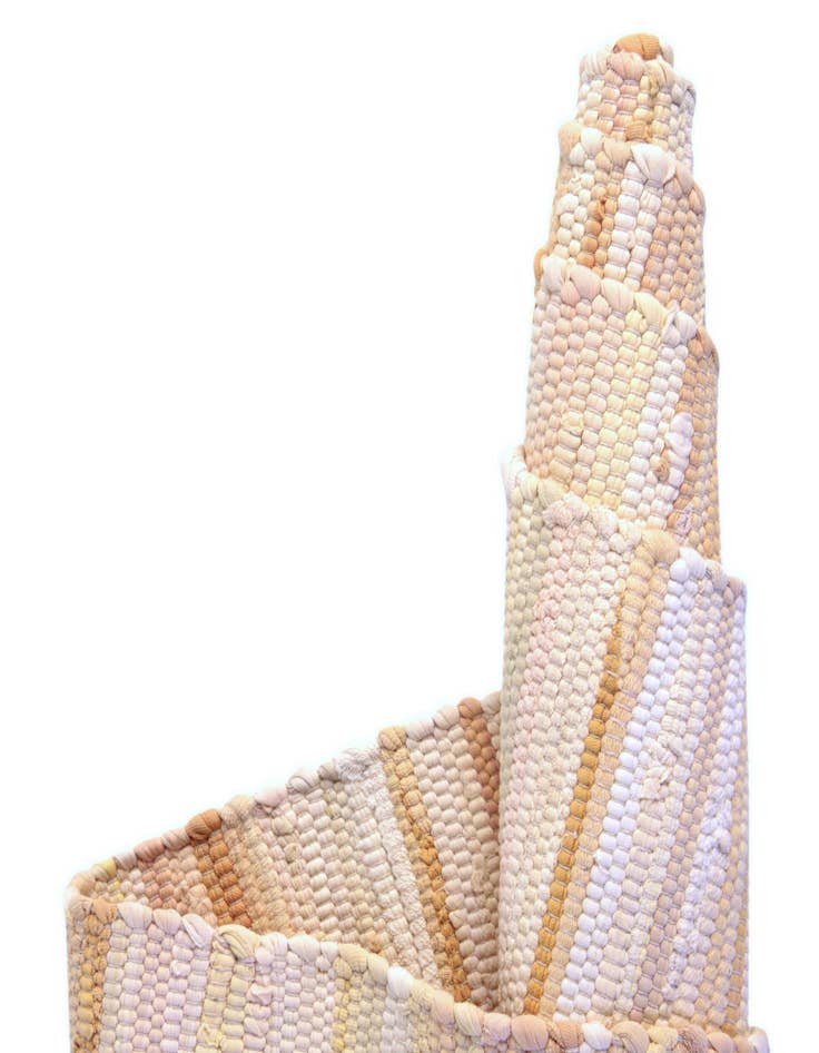 Detail image of 2' 2 x 3'  Hand Woven Chindi Cotton Rug