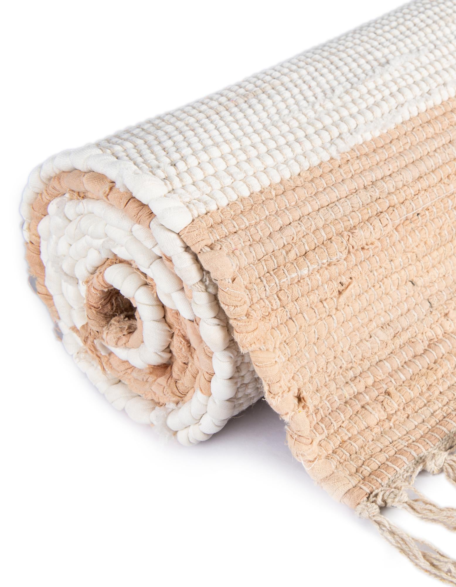 10' x 13' 1 Hand Woven Chindi Rag Rug