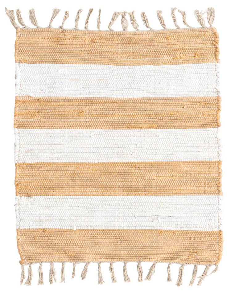 Detail image of 2' x 3' 1 Hand Woven Chindi Rag Rug