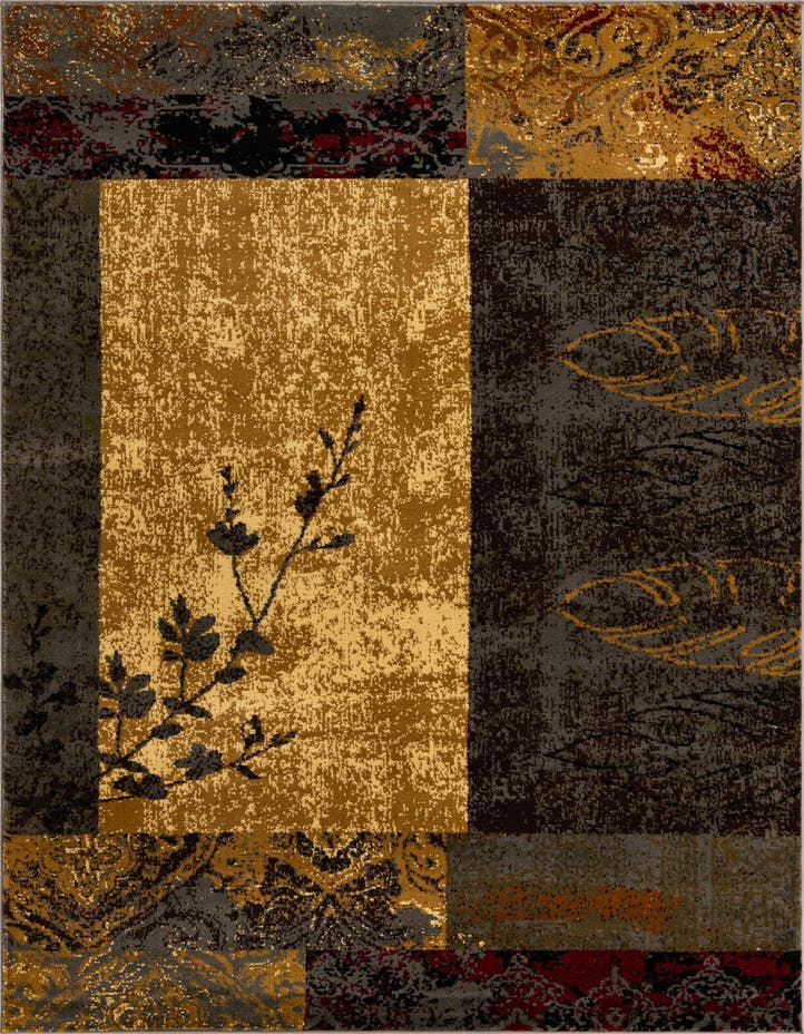  5' 3 x 8' Coffee Shop Rug