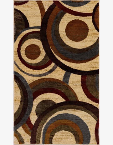 3' x 5' 3 Coffee Shop Rug
