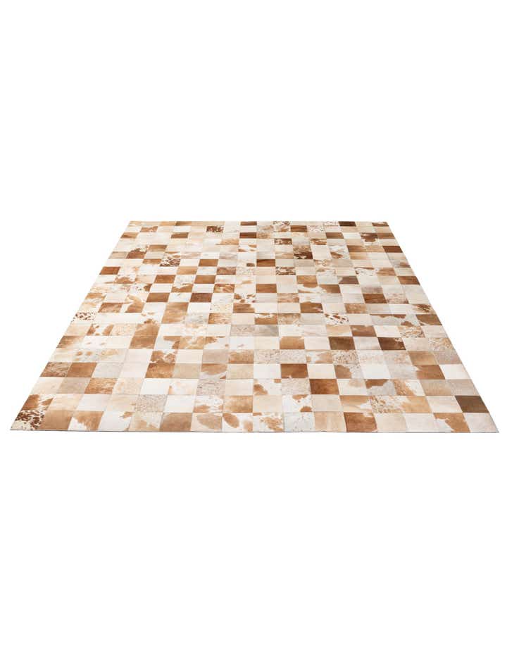 8' 2 x 9' 11 Cowhide - Patchwork Rug