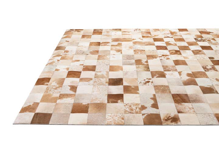 8' 2 x 9' 11 Cowhide - Patchwork Rug
