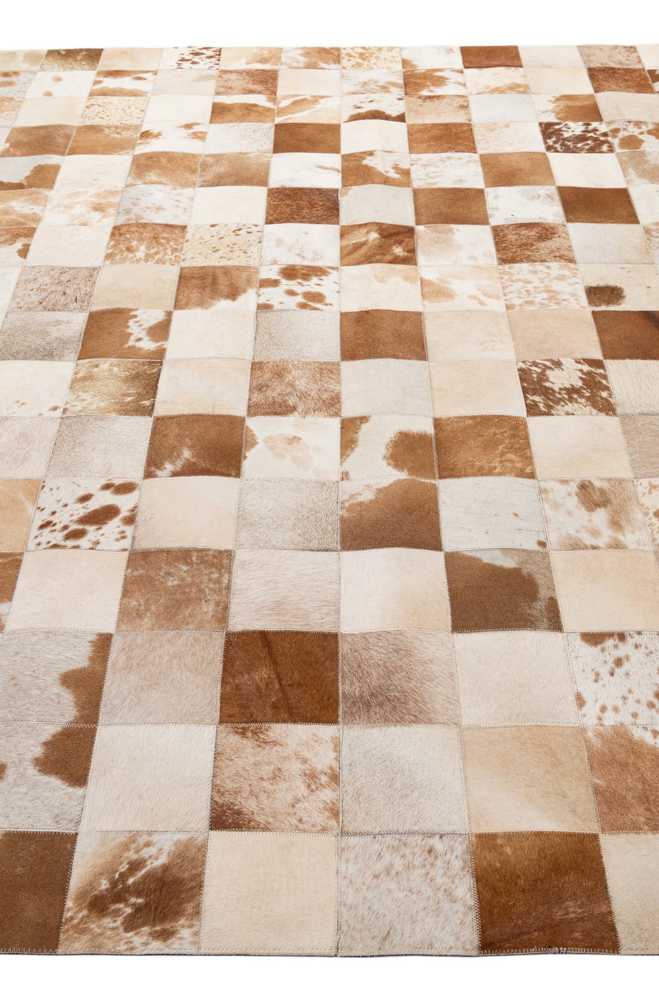 8' 2 x 9' 11 Cowhide - Patchwork Rug