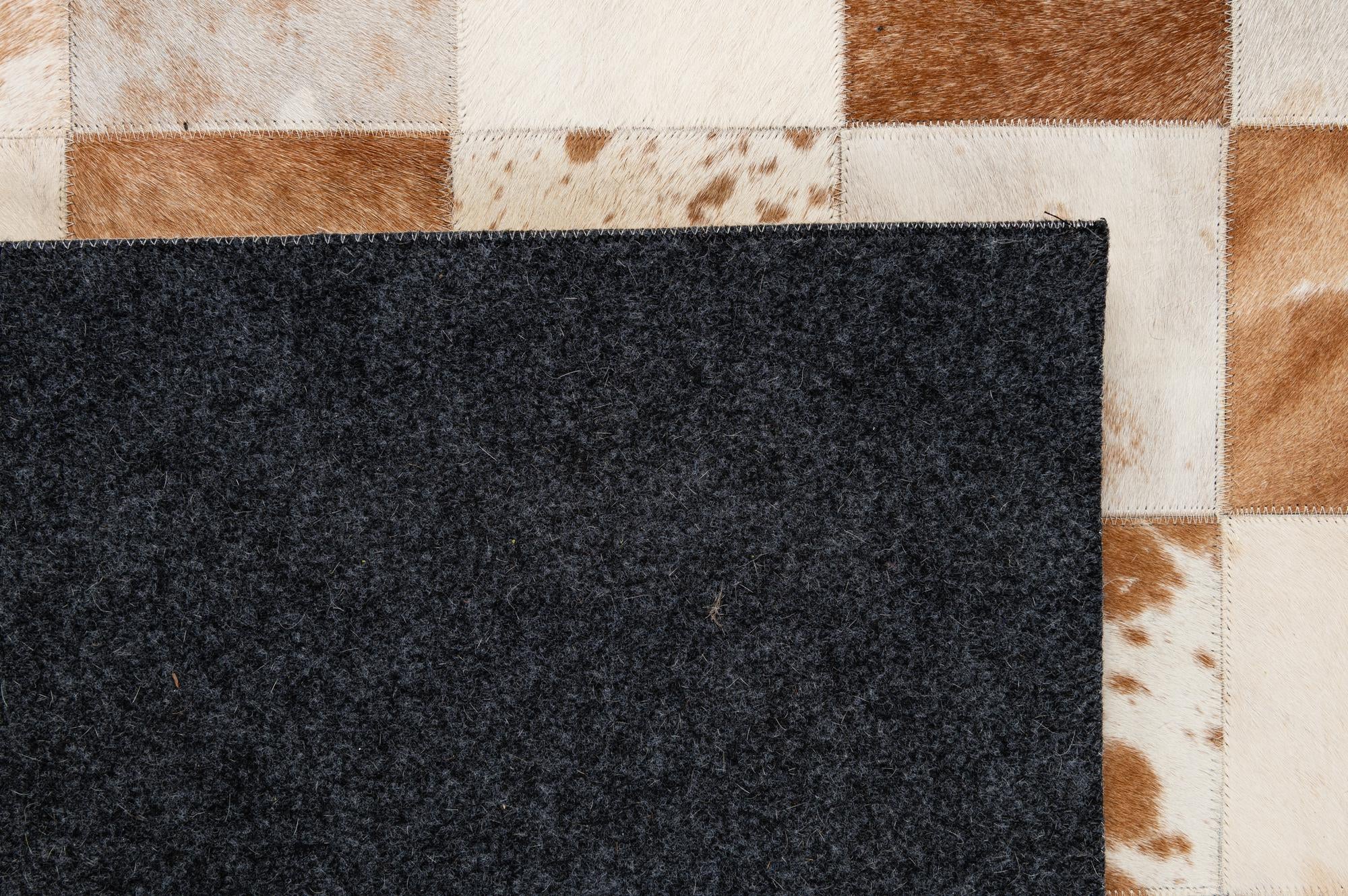 8' 2 x 9' 11 Cowhide - Patchwork Rug