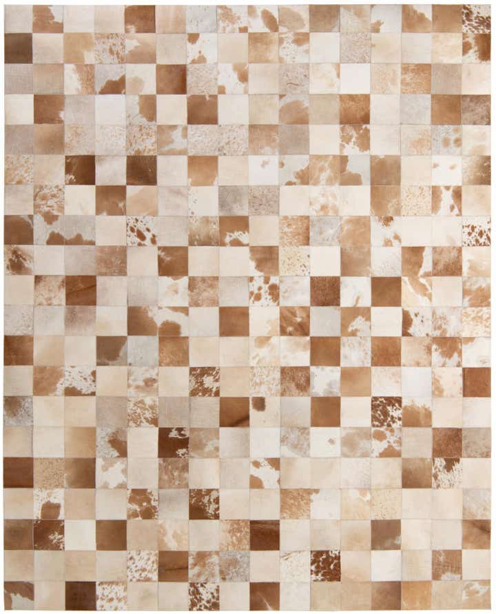 8' 2 x 9' 11 Cowhide - Patchwork Rug