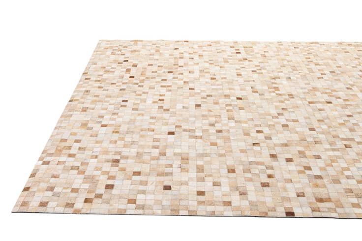 Detail image of 7' 11 x 9' 9 Cowhide - Patchwork Rug